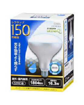 Rakuten - OHM（オーム電機） LED電球 レフランプ形（150形相当/1804lm/昼光色/E26/配光角130°/防雨タイプ） 4971275607941 LDR16D-W 9 [昼光色]