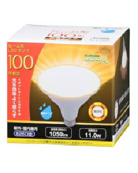 Rakuten - OHM（オーム電機） LED電球 ビームランプ形 広角（100形相当/1050lm/電球色/E26/防雨タイプ） 4971275634152 LDR11L-W/P100 [電球色]
