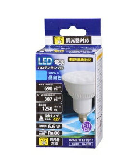 Rakuten - OHM（オーム電機） LED電球 ハロゲンランプ形 広角（60形相当/690lm/昼白色/E11/調光器対応） 4971275632875 LDR7N-W-E11/D 11 [昼白色]