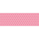 【納期一週間以上】ラウンドシート 麻の葉(桃) 60×180cm テトロンポンジ【1枚入】