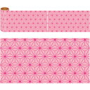 かんたんロール幕 麻の葉(桃) 15cm×約10m巻(1ピッチ:約W30cm×33枚) 発泡PET【1巻入】