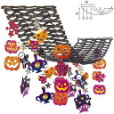 ガイコツハロウィンプリーツハンガー H44×W45×L180cm 不織布・紙・PVC【1ヶ入】