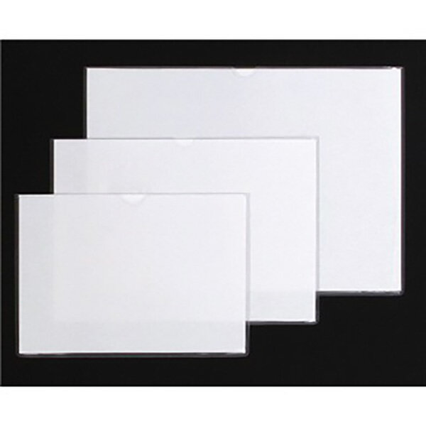 ソフトカードケース（B5）　264×188mm(内寸：258×185mm)　軟質PVC 0．35mm（t）【10枚入】