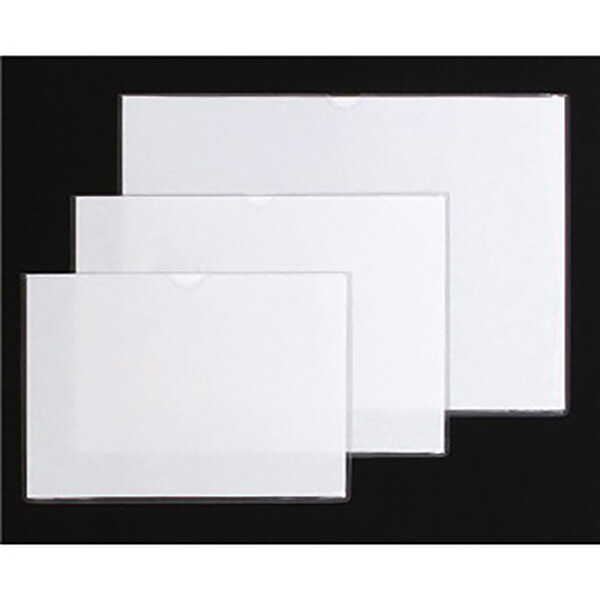 樂天商城 - ソフトカードケース（B6）　192×133mm(内寸：186×130mm)　軟質PVC 0．35mm（t）【10枚入】
