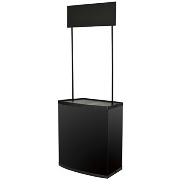 樂天商城 - 【時間指定不可】SPテーブルワゴン ブラックタイプ　H2050×W820×D480mm　PVC・PP・発泡PVC【1台入】