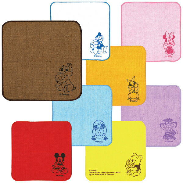 樂天商城 - リボン付カラフルミニタオル（D）　20×20cm　【24個入】
