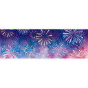 【納期一週間以上】ラウンドシート 花火イメージ 60×180cm テトロンポンジ【1枚入】