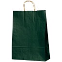 紙手提げ袋 緑 T−8(200枚入) H43×W32×D11cm 未晒【1ロット入】