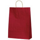 紙手提げ袋 赤 T−8(200枚入) H43×W32×D11cm 未晒【1ロット入】