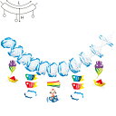 大空こいのぼりガーランド H50×L160cm 不織布・紙・PVC【1ヶ入】