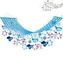 スノーマン親子プリーツハンガー H45×W45×L180cm 不織布・紙・PVC【1ヶ入】