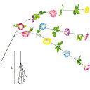 朝顔3本シダレ L100cm 布・PE【1本入】