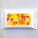 【納期一週間以上】ウェットティッシュ スリムホワイト5枚 もみじ 約70×135×10mm スパンレース不織布【5000個入】