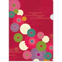 【納期一週間以上】A4クリアファイル 花 310×440mm 通常PP素材0.2mm厚【400枚入】