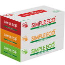 【時間指定不可】【代引き不可】【法人様限定商品】SIMPLE ECO ボックスティッシュ100W3P(3P×96個) 115×220×(50×3)Hmm 【1ケ...