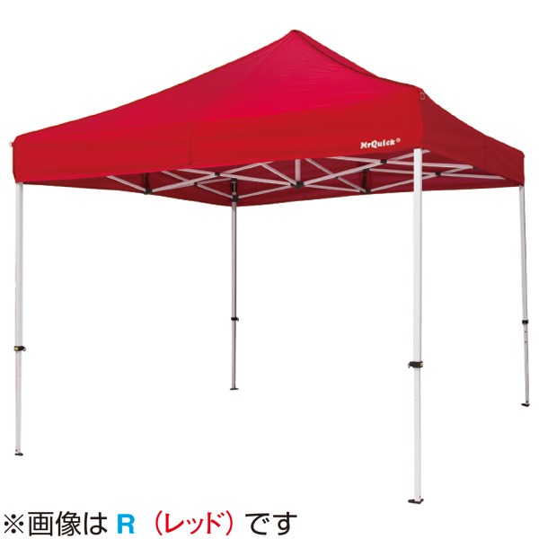 Rakuten - 【法人様限定】【代引き不可】【時間指定不可】［大型送料］ミスタークイック テント T−33 スチール・アルミ複合タイプ［ブラック］　天幕サイズ：302×302×H353cm　スチール・アルミ・ポリエステル【1台入】