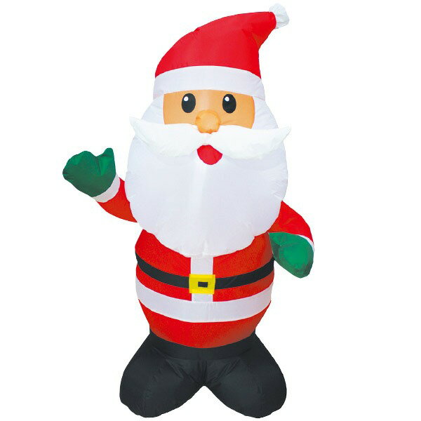 エアブロー ファンシーサンタ（高さ：H120cm）　H120×W80×D50cm　ナイロン・ABS樹脂【1台入】