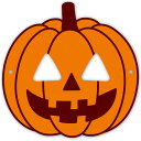 ハロウィン かぼちゃお面(ゴム輪なし)【100枚入り】