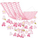 バリュー桜プリーツハンガー 春デコレーション 吊り物 他 SV1-1003 不織布・PVC H43×W45×L150cm