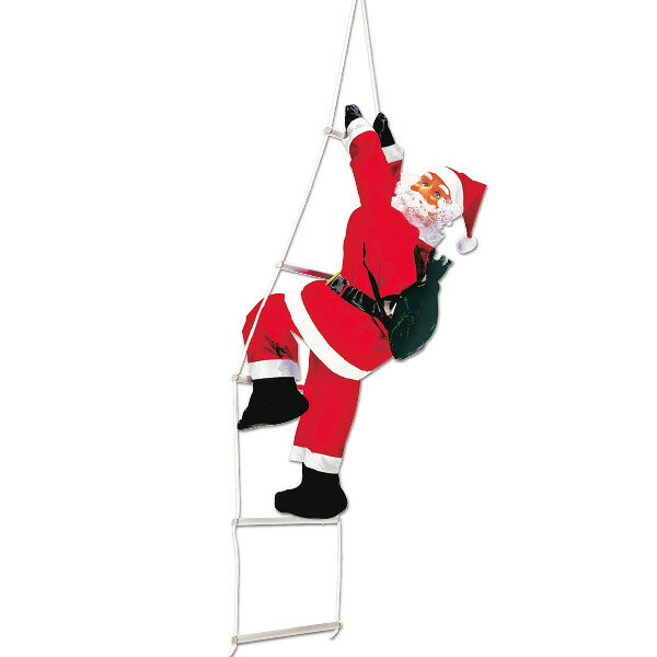 80cmはしごサンタ｜クリスマス装飾 Xmas吊り装飾用 
