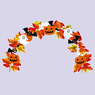 ハロウィンモチーフアーチクリップ