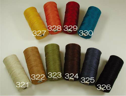 手芸 丸紐 メルヘンアート 321- 業務用ヘンプ大玉 細タイプ 1個 麻 毛糸のポプラ