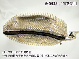 【バッグ・ストール】エクトリー毛糸IR1062ジュエリーレースクラッチバッグA【手芸キット】【取寄商品】編み物/手芸/手編み/毛糸