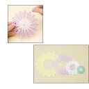 手芸 道具 ハマナカ H205-569 花モチーフカード 1組 専用ツール 毛糸のポプラ