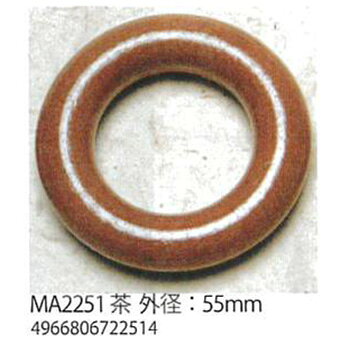 手芸 メルヘンアート MA2251ウッドリング外径55mm 1袋1個 3袋入 パーツ【取寄商品】 poplar-10007009 毛糸のプロショップ ポプラ パッケージ画像