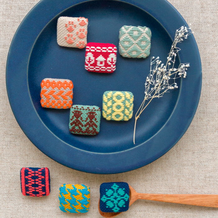 手芸 KIT オリムパス こぎんキット69 おうち 1組 小物 飾り 毛糸のポプラ 2