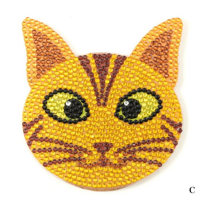 手芸 KIT 東京交易 DIAMONDFIX 10-4714 Cats C 1枚 ビーズ手芸【取寄商品】