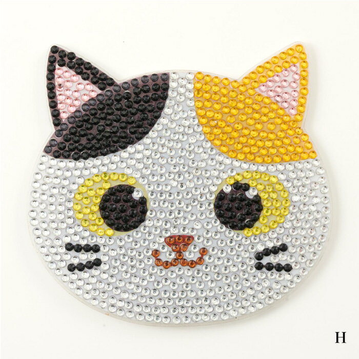 手芸 KIT 東京交易 DIAMONDFIX 10-4719 Cats H 1枚 ビーズ手芸【取寄商品】