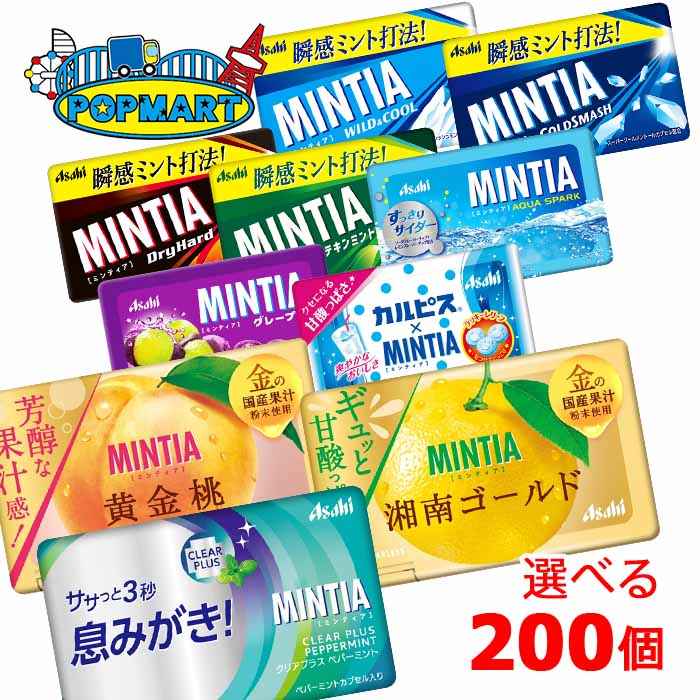 アサヒグループ食品 ミンティア MINTIA ワイルド＆クール (10×20)200入 (Y80)(ケース販売) (本州送料無料)