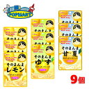【限定クーポン配布中】ライオン菓子 そのまんまレモン ゆず 甘夏 各3個 計9個セット 送料無料 グミ アソート 食べ比べ