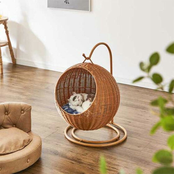 【メーカー直送】PET-HC-BR ブラウン ネコちゃんの癒しの空間を与えるペット用ハンギングチェアー ねこ 猫 キャット かわいい インテリア ペット家具 猫...