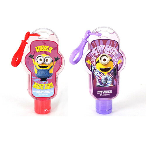 ミニオン ハンドサニタイザー 2個セット 10797s MINION ミニオンズ ボブ スチュワート 消毒 除菌ジェル ハンドジェル 携帯用 かわいい キャラクター 雑貨 グッズ 送料無料 メール便配送のサムネイル