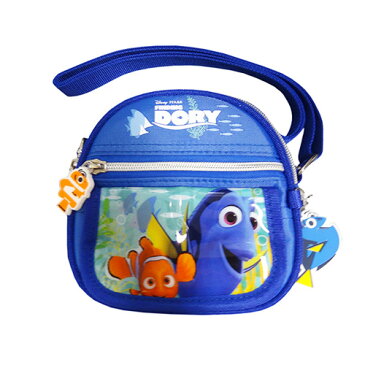 【ポイント5倍】ドリー & ニモ ポシェット 11574 Finding Dory Nemo かばん 鞄 バッグ バック ショルダー ブルー 子供用 キッズ ディズニー DISNEY 女の子 男の子 かわいい チャーム付 ギフト プレゼント 誕生日 キャラクター 雑貨 インポート メール便不可