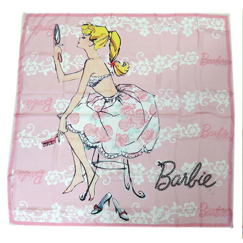 バービー Barbie ドレスローズ 11608 Barbie シルク 絹 布 スカーフ シルク インポート メール便不可【10p】