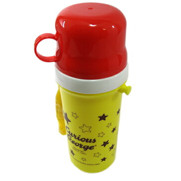 キュリアスジョージ プラボトル おさるのジョージ 11899 Curious George 水筒 すいとう ボトル コップ カップ 500ml ショルダー ストラップ 子供 子ども キッズ キャラクター 雑貨 グッズ メール便不可