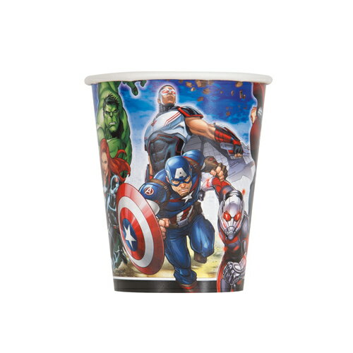 アベンジャーズ パーティーペーパーカップ 12382 紙コップ ペーパーカップ パーティー AVENGERS