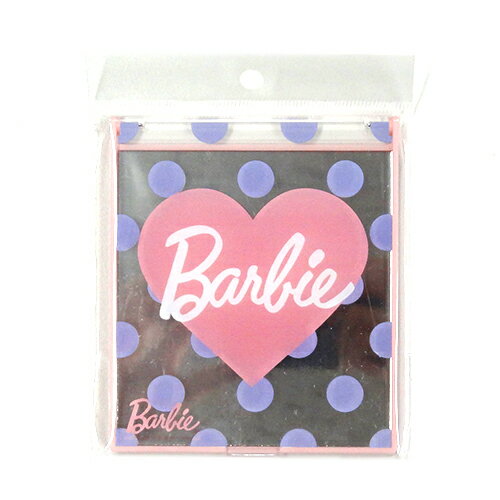 バービー ミラー M ドット Barbie メール便配送 鏡 スタンドミラー 折りたたみミラー 12577