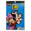 ミニー タトゥーブック 13593 Disney Minnie ミニーマウス デイジー タトゥーシール シール ステッカー TATTOOS OVER140 Body Stickers コスプレ 仮装 ハロウィン パーティーグッズ イベント お祭り キャラクター 雑貨 グッズ メール便配送