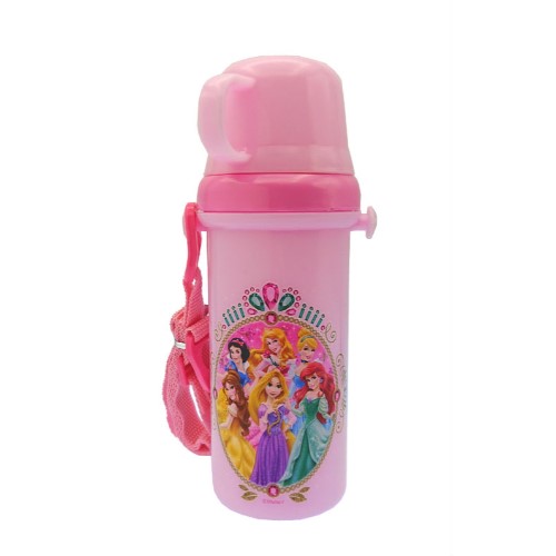 ディズニープリンセス 水筒 直飲みコップ付プラ水筒 480ml 13620 DisneyPrinces 女の子 ピンク　お弁当 ランチ 入園 入学 グッズ 幼稚園 保育園 ピクニック キャラクター雑貨 メール便不可 遠足 運動会【10p】