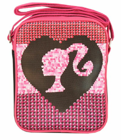 バービー Barbie　ショルダーバッグ　シルエットスパンコール 9702 バック 鞄 かばん 女の子 キャラク..