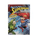 スーパーマン ぬりえ カラーリングブック 14345c 輸入品 インポート DCコミック SUPERMAN かっこいい 迷路 アメリカ アニメ ぬり絵 英語 知...