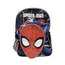 スパイダーマン キッズ ランチバッグ付き リュックサック 14421 ダイカット マーベル 14L MARVEL 男の子 リュック バックパック アメコミ ランチバッグ 保冷 幼稚園 保育園 子供 こども 子ども ダイカット かっこいい インポート 輸入品 メール便不可