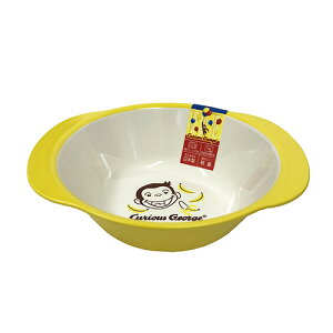 おさるのジョージ 塗 耳付き ボウル バナナ 13980 丼 どんぶり お茶碗 食器 子供 子ども こども キッズ 電子 キャラクター グッズ ジョージ 雑貨 対応 食洗機対応 キャラクター 雑貨 グッズ メール便不可