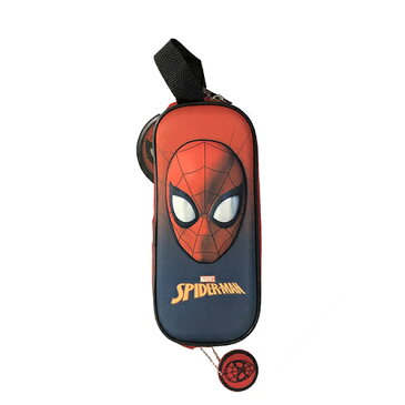 【ポイント5倍】スパイダーマン 3D ループ付き ペンポーチ 14008 MARVEL 筆箱 小学生 かっこいい 男の子 景品 プレゼント プチギフト 立体 マーベル レア 日本未入荷 キャラクター グッズ インポート 輸入品 メール便不可