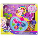 Polly Pocket ポリーポケット おもちゃ ハート リュック型 プレイセット 15047 MATTEL 人形 ピンク ごっこ遊び フィギュア ポリー 持ち運べる ハウスドール 玩具 ポーリーポケット ギフト プレゼント クリスマス 誕生日 かわいい ゆめかわ 輸入品 インポート