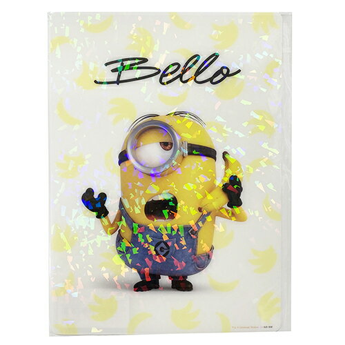 ミニオンズ B5 下敷 (スチュアート/A) 15217 minions 下敷き 文房具 文具 ステーショナリー ミニオン 入学準備 女の子 男の子 かわいい かっこいい キラキラ サンスター キャラクター グッズ 日本製 メール便配送